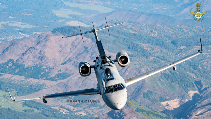 The NETRA Airborne Early Warning and Control System of the Indian Air Force | X/@IAF_MCC
