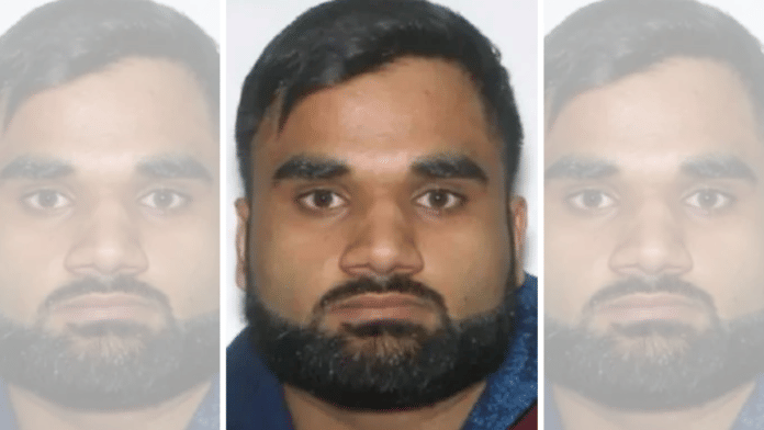 The photo of Satinderjeet Singh a.k.a. Goldy Brar released by the Federal Bureau of Investigation | Credit: fbi.gov
