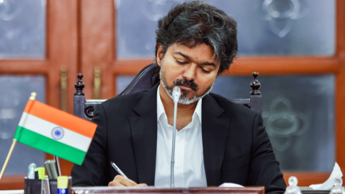 File photo of Tamil Nadu Chief Minister C. Joseph Vijay | ANI