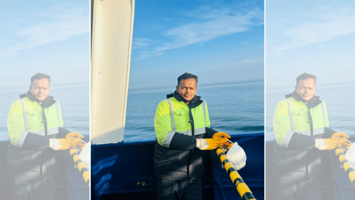 Deepak Kumar Gupta, 26, was onboard MV AGN Ragnar when it was struck by drones on 25 July in Black Sea | By Special Arrangement