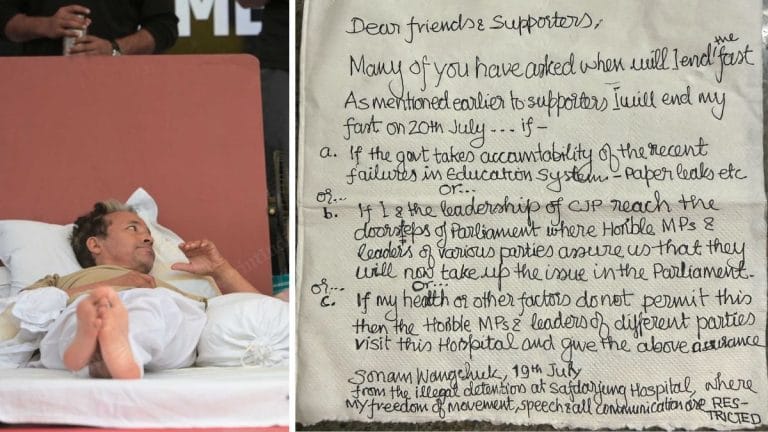 Let govt take accountability, I will take food—Sonam Wangchuk’s 3 conditions for ending hunger strike