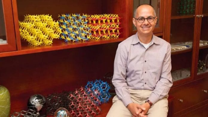 Omar Yaghi last year shared the Nobel Prize in chemistry with Richard Robson and Susumu Kitagawa for pioneering the development of metal-organic frameworks | chemistry.berkeley.edu