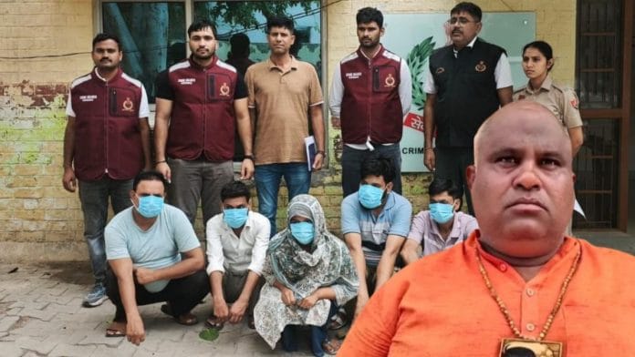 5 people arrested by Faridabad police for allegedly duping Bittu Bajrangi (inset) of Rs 41,000 by promising to find him a bride | By special arrangement