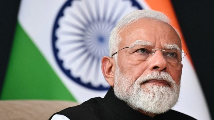 Prime Minister Narendra Modi on Thursday announced the establishment of dedicated fast-track courts to ensure swift and stringent punishment for individuals involved in examination paper leaks | Mandel Ngan/AFP/Getty Images via BLOOMBERG