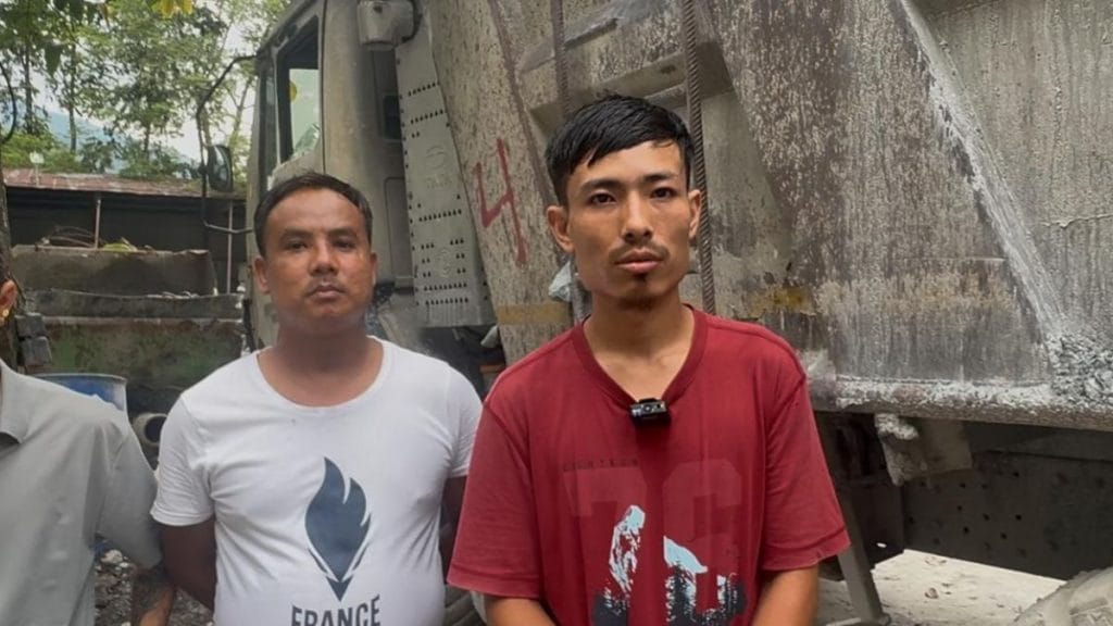 Ma Tshering Lepcha, 27, has been working at the tunnel since 2019 | Sakshi Mehra, ThePrint