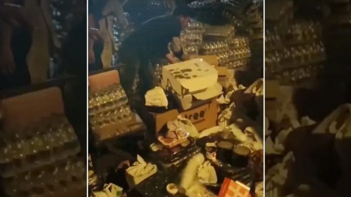 Various Instagram Reels and X posts of food donation drives have come out of the CJP protest site at Jantar Mantar, Delhi | Screengrab from video