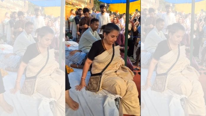 Shabana Azmi at the CJP protest in Delhi. | Instagram