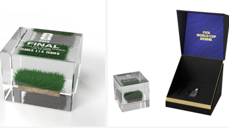 FIFA is selling the grass from the World Cup final. Prices start at $450, go up to $3000