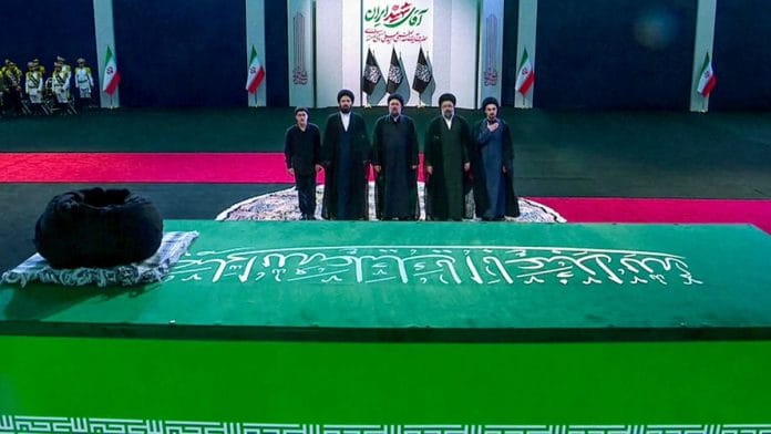 Delegates at the funeral ceremony of Iran's late Supreme Leader Ayatollah Ali Khamenei. | ANI