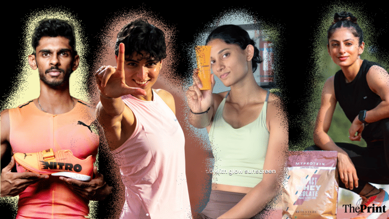 Indian track athletes are also Instagram stars. Endorsing sunscreen, protein powder, cars