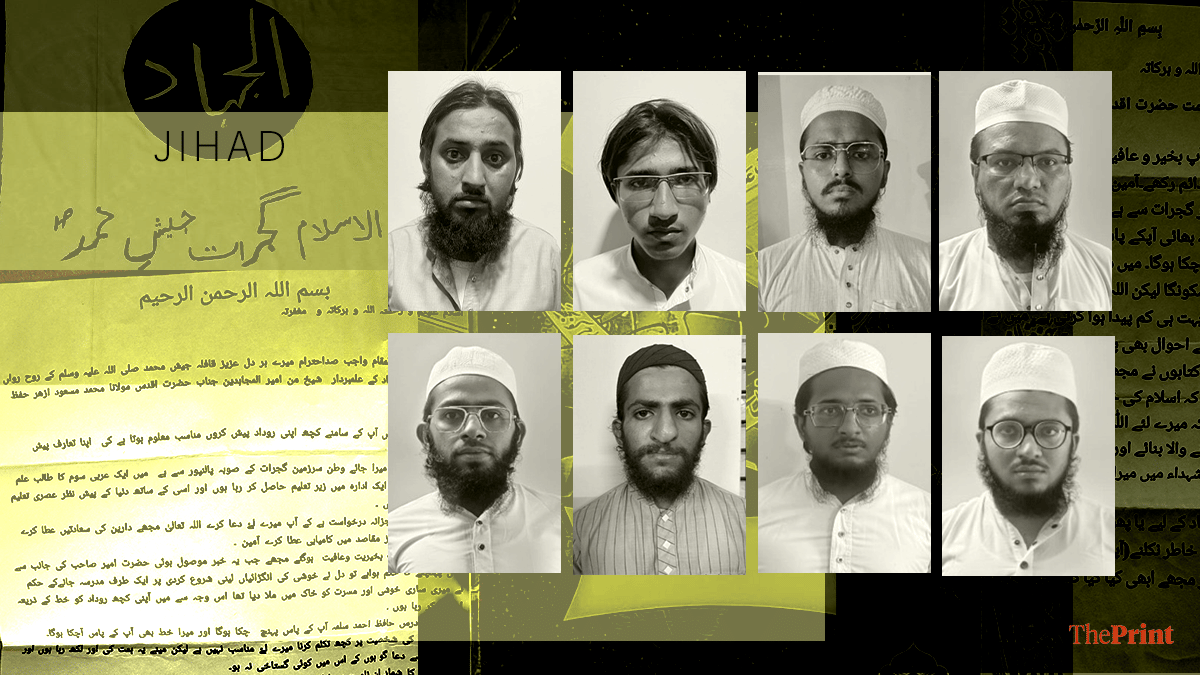 Letters to Masood Azhar, his books translated in Gujarati—what ATS recovered from 8 ‘JeM members’