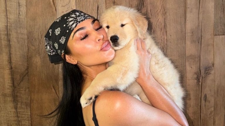 Kim Kardashian is lakemaxxing after launching caffeine-free energy drink