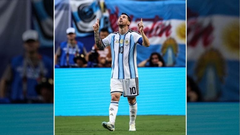 Messi first to score 7 goals in two World Cups, Argentina survive Cabo Verde scare