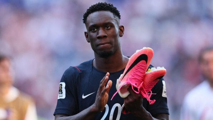 Falorin Balogun was sent off in the second-half of the Round of 32 match against Bosnia and Herzegovina | Blake Dahlin | Reuters