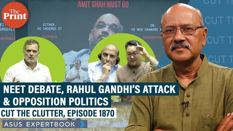 Setting the tone: How Rahul <strong class='ep-highlight'>Gandhi</strong> set Oppn agenda with attack on Amit Shah, RSS over NEET protests