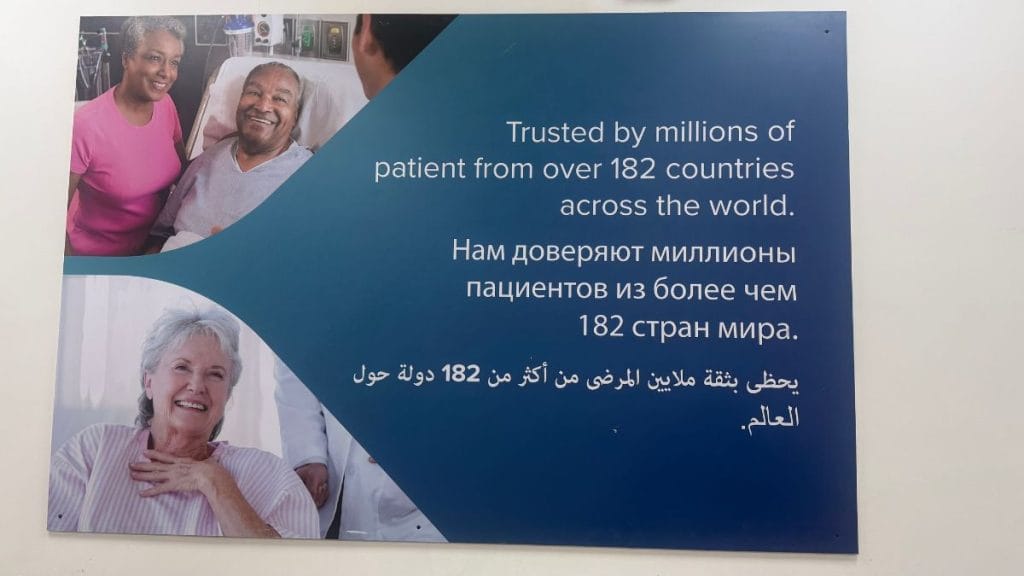 The signs inside the International Patients' Lounge at Max Saket are in multiple foreign languages, to be as widely read by the clientele they have. Tarini Unnikrishnan | ThePrint