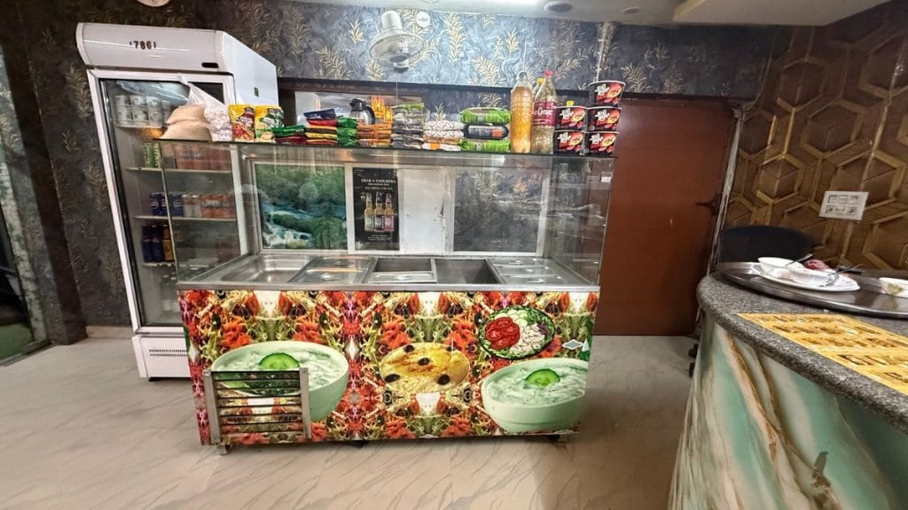 Wali Alasr, a restaurant opposite Max Saket, caters to the Afghan, and Central Asian patients that come to Max Saket. The owner, Khalid, stocks basic groceries and snacks from these countries for his customers. Tarini Unnikrishnan | ThePrint