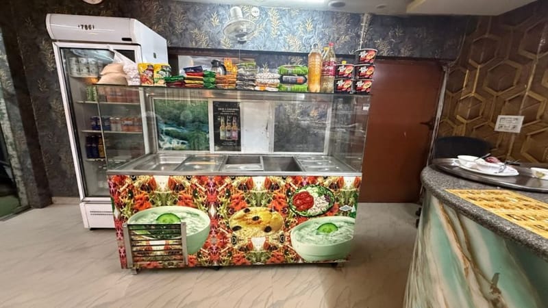 Wali Alasr, a restaurant opposite Max Saket, caters to the Afghan, and Central Asian patients that come to Max Saket. The owner, Khalid, stocks basic groceries and snacks from these countries for his customers. Tarini Unnikrishnan | ThePrint