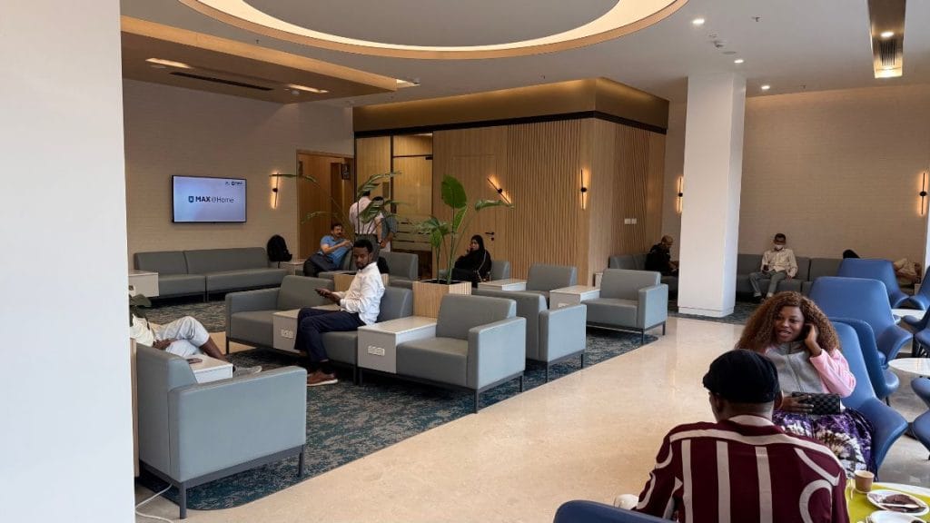 Foreign patients wait at the international patients' lounge in Max Hospital. Tarini Unnikrishnan | ThePrint