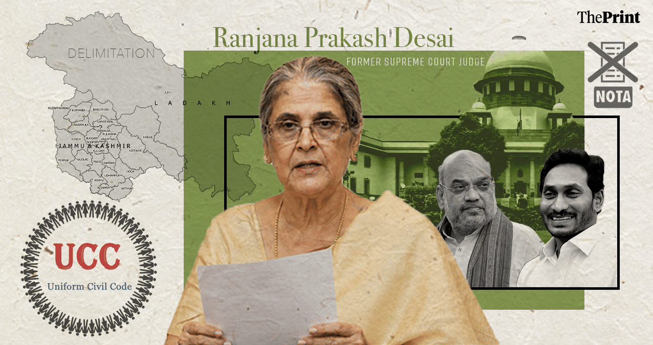 J&K delimitation to UCC panels, a (retired) judge for all govt causes: Justice Ranjana Prakash Desai