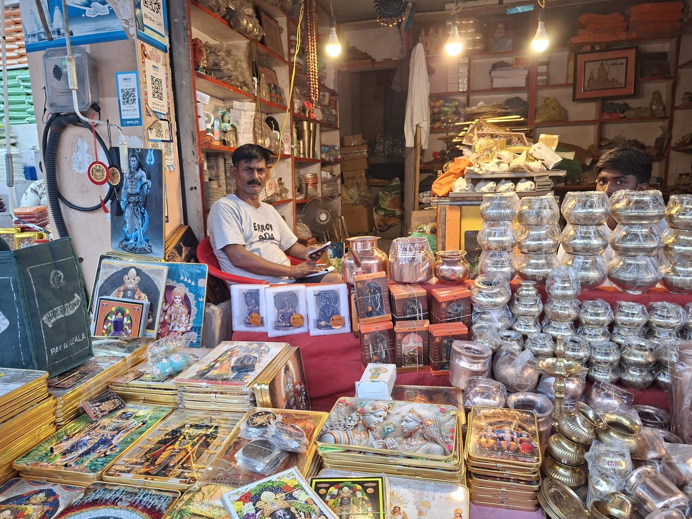 A shop near the Ram Temple | Prashant Srivastava | ThePrint