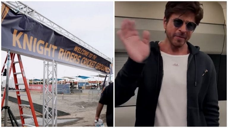 SRK launches $21 mn Knight Riders Cricket Ground in LA. Coconuts, pandits, ‘thanks Jaybhai’
