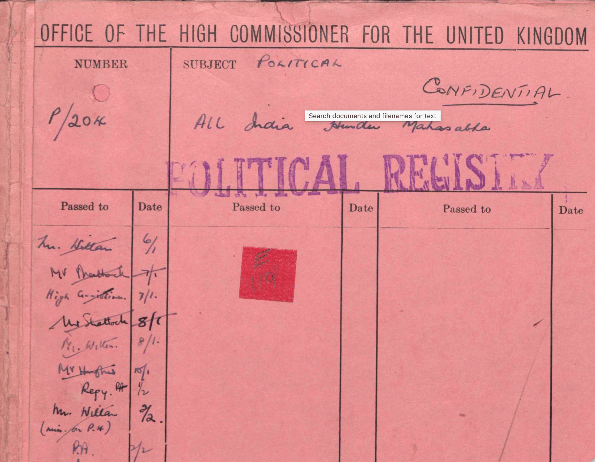 Declassified diplomatic records from the United Kingdom reveal that Hindu Mahasabha appealed for British assistance in the 1952 general elections | Photo: UK National Archives at Kew