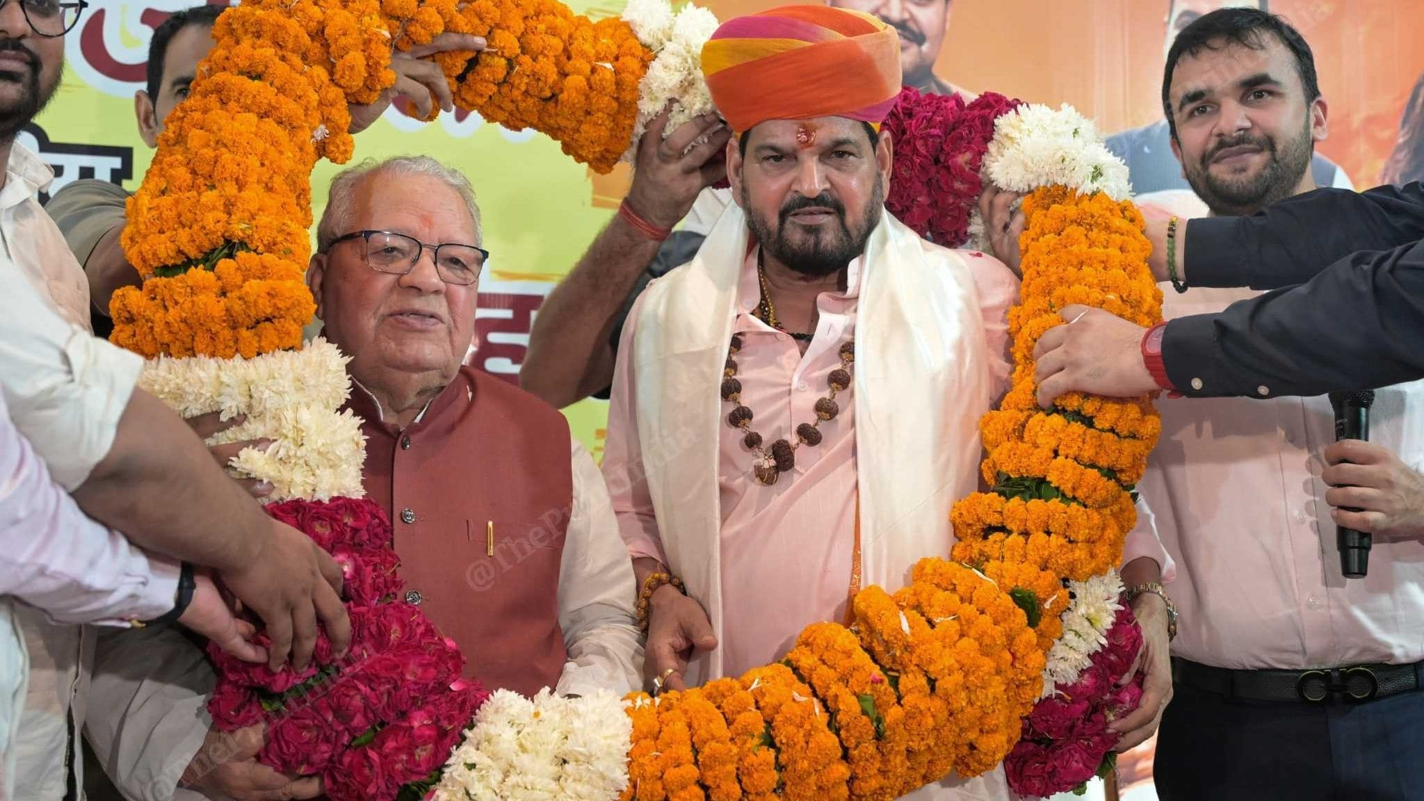 Brij Bhushan invokes Ramayana, Mahabharata at first public event after court acquittal