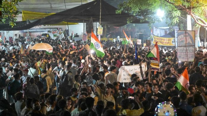 Protesters at Jantar Mantar | Suraj Singh Bisht, ThePrint