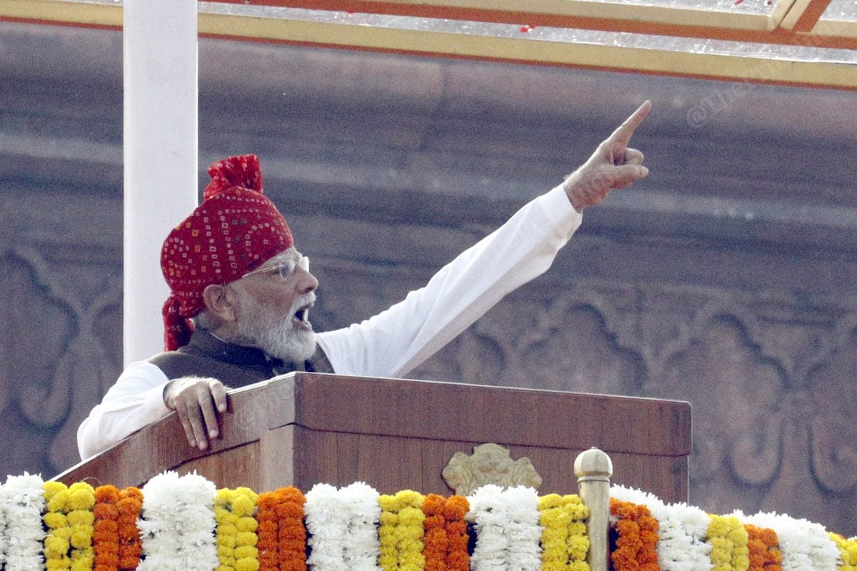 PM Modi delivers his shortest Independence Day speech in 4 years | Praveen Jain | ThePrint