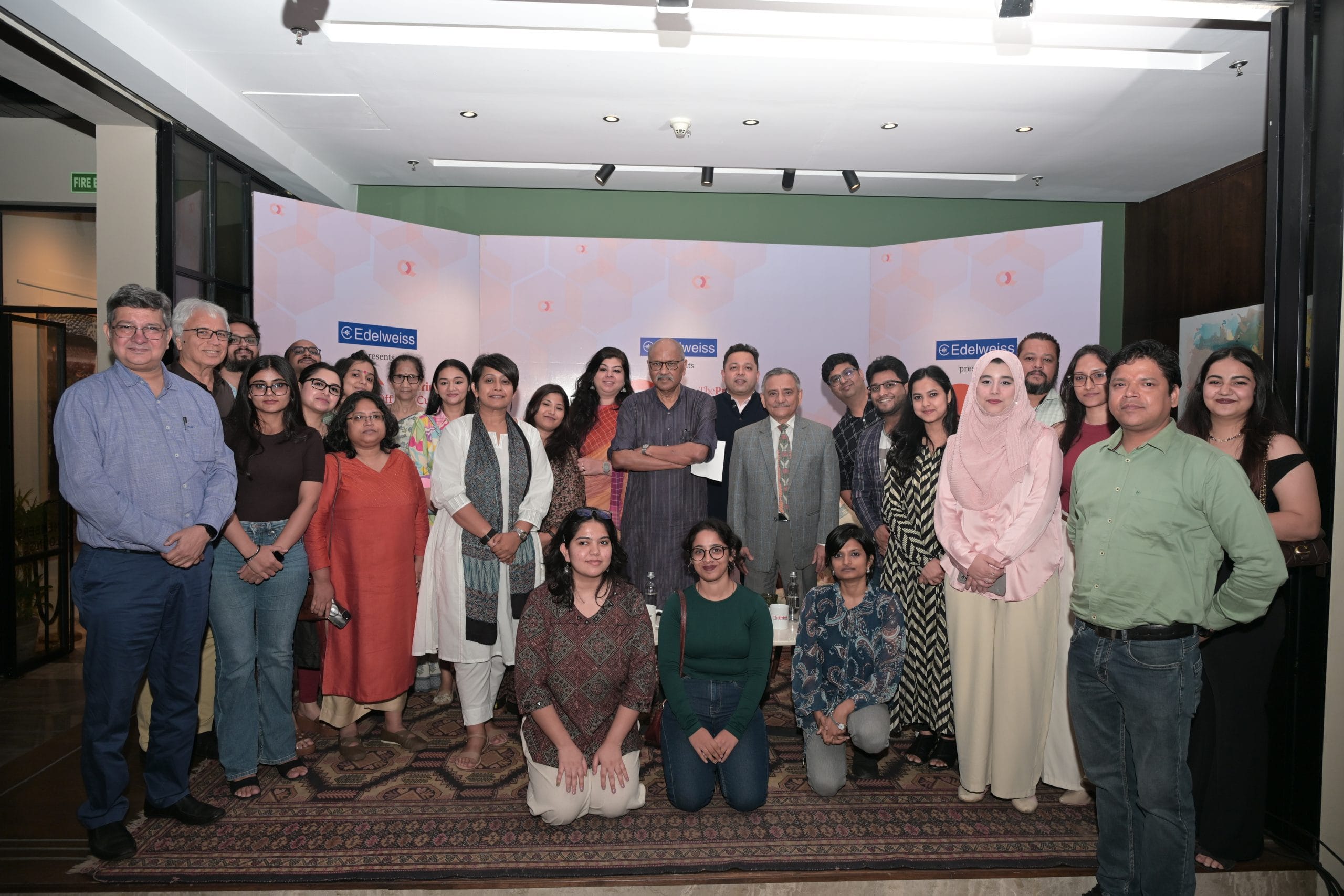 ThePrint Team with General Anil Chauhan (Retd) | Suraj Singh Bisht/ThePrint
