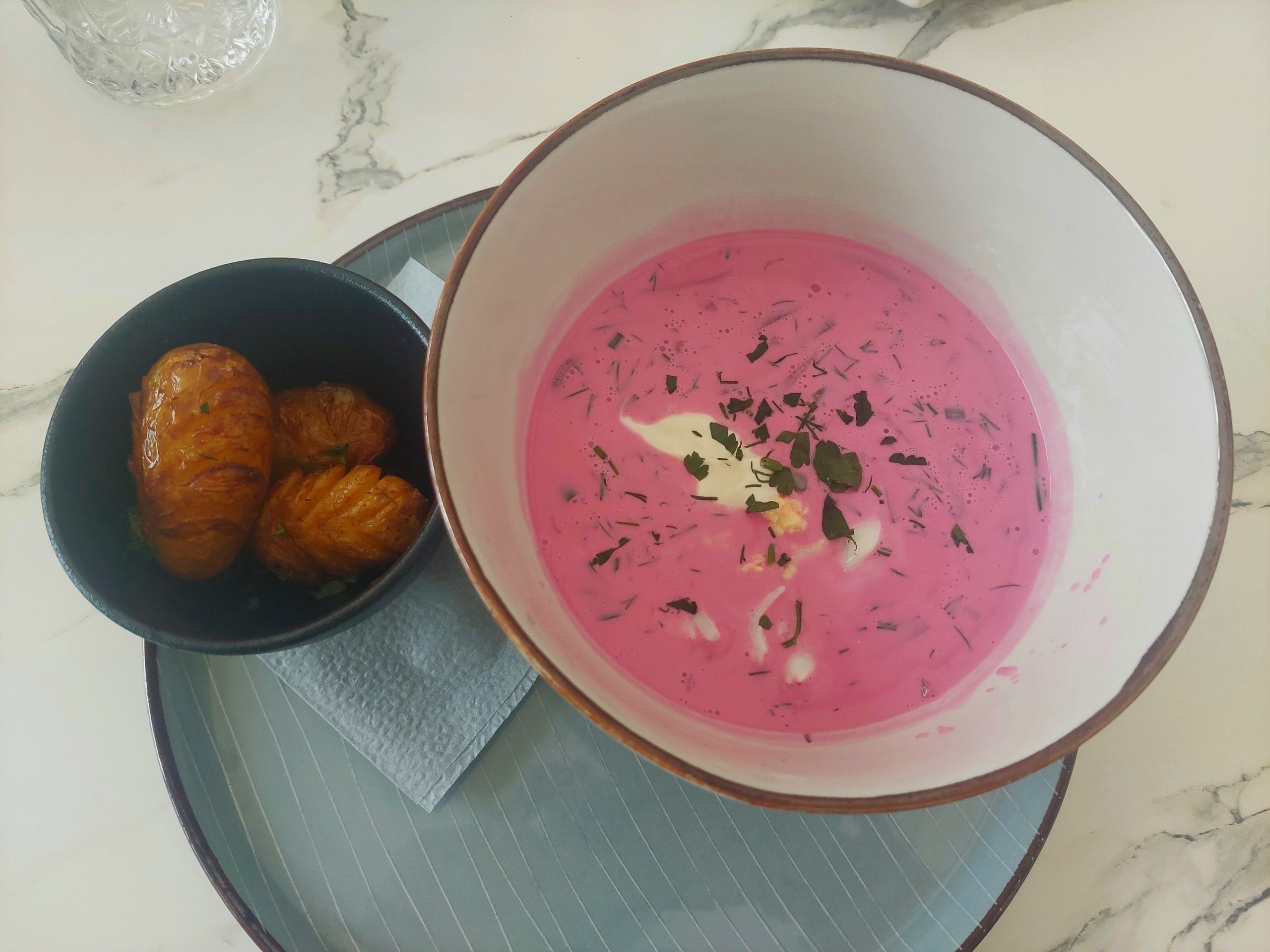 Iconic Lithuanian Pink Soup | Photo courtesy: Diana Mickevičienė