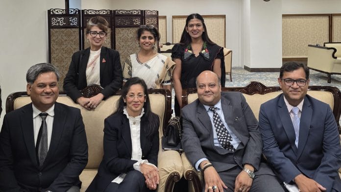 Justice Abha Nayar Patel with office bearers of Supreme Court Advocates On Record Association | By special arrangement