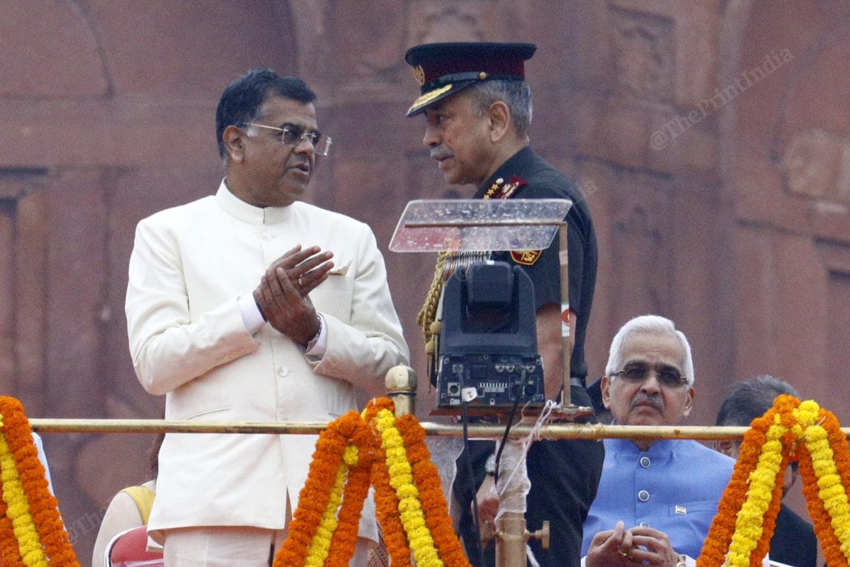 Chief of Defence Staff General N. S. Raja Subramani with Cabinet Secretary T.V. Somanathan | Praveen Jain | ThePrint 
