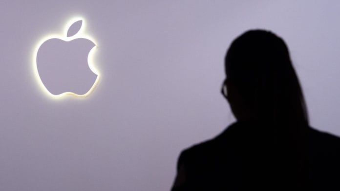 Signage during an Apple event in New York, US. | Adam Gray/Bloomberg