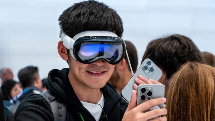 Apple is largely shutting down a team focused on gaming for its Vision Pro headset. | Bloomberg