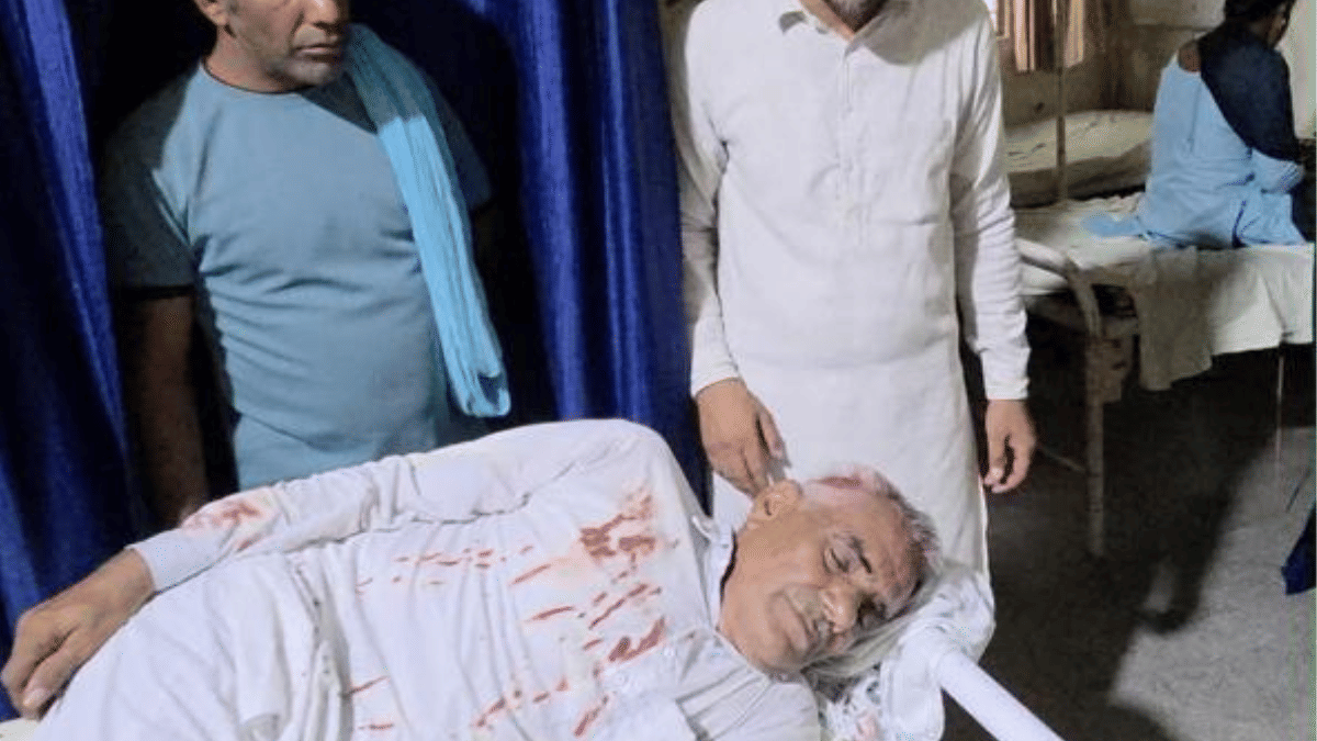 शनिवार को हिसार में प्रदर्शनकारियों और पुलिसकर्मियों के बीच झड़प में घायल किसान | स्पेशल अरेंजमेंट
