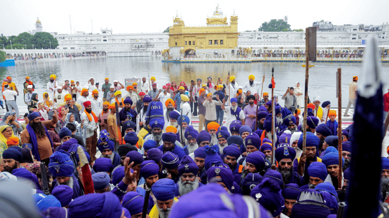 Attack on Sukhbir Badal puts spotlight on ‘nihangs’. Inside the 300-year-old Sikh warrior order