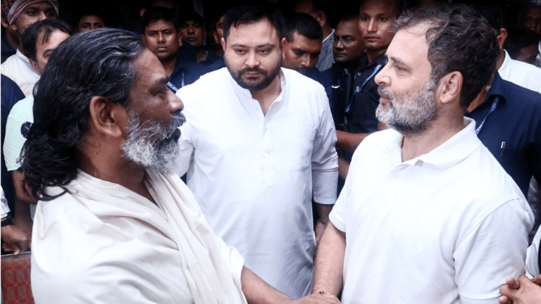 ‘Demands legitimate’: Rahul Gandhi asks Soren to meet protesters, as Congress walks alliance tightrope
