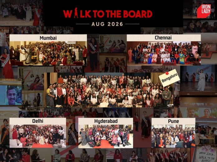 Walk to the Board August 2026 by Iron Lady emerges as India's largest women's leadership movement