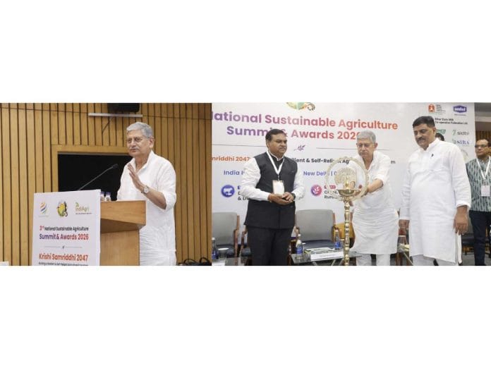 Dairy, Fisheries, Livestock to Drive Rural Economy's Growth: Union Minister Lalan Singh at the 3rd National Sustainable Agriculture Summit & Awards
