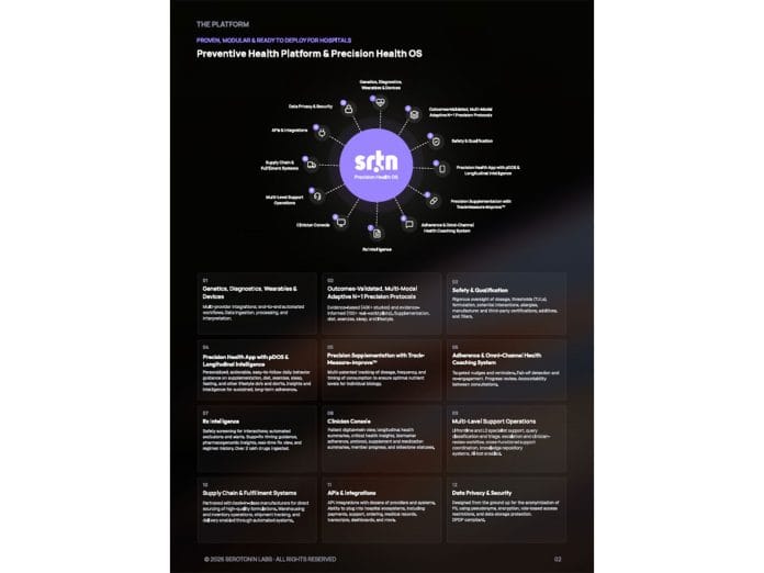 Project Serotonin Unveils Ready-to-Deploy Preventive Healthcare Platform for Hospitals and Clinics