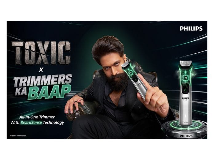 Philips India Names Rocking Star Yash as Brand Ambassador for Men's Grooming; Joins 'Toxic: A Fairy Tale for Grown-ups' as Official Grooming Partner