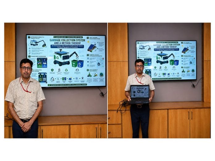 Chandigarh University Electronics & Communication Engineers Develop Solar Powered Robot for Garbage Management
