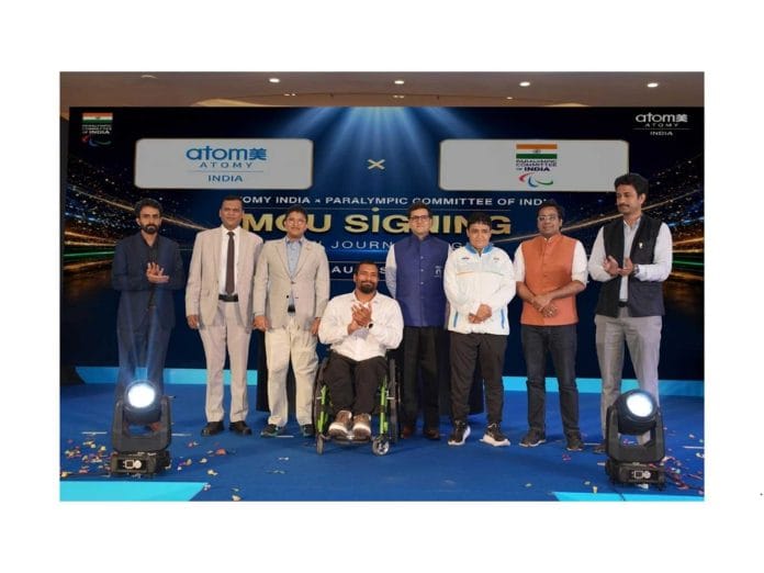 Atomy India Joins Hands with the Paralympic Committee of India as Official Nutrition and Wellness Partner