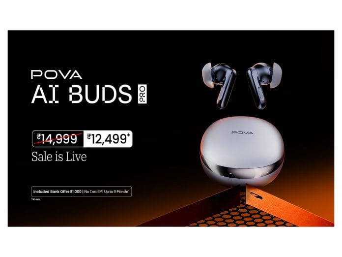 Ditch Manual Note-Taking as POVA AI Buds Pro Go on Sale Starting at Rs. 12,499