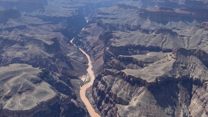 This photo shows Grand Canyon National Park in northern Arizona on Sunday, Aug. 30, 2026, after it was hit by heavy flooding a day earlier. | PTI