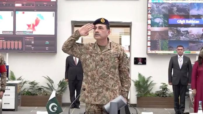 Field Marshal Asim Munir visited the National Emergencies Operations Center at NDMA Headquarters | Photo: @ndmapk/X