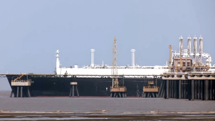 India's LNG tanker 'Disha' arrives at Dahej Port on 19 June after successfully crossing the Strait of Hormuz. | ANI
