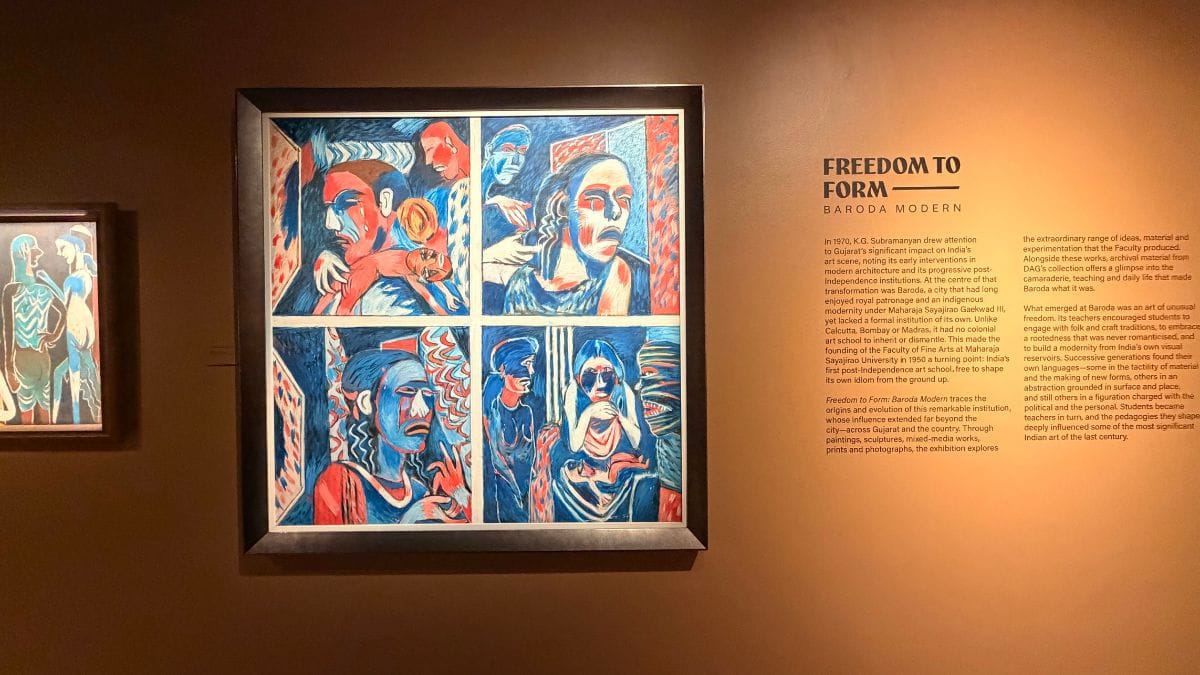 DAG exhibit captures Baroda’s partition art. Burnt surfaces, moulded wax